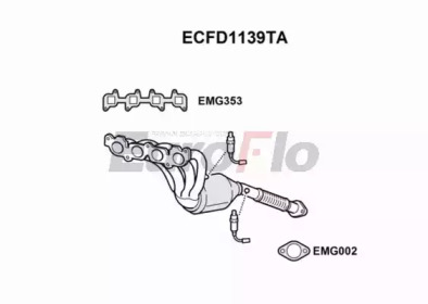 Катализатор EuroFlo ECFD1139TA