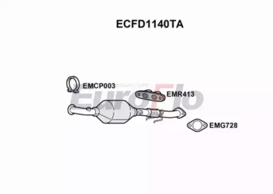 Катализатор EuroFlo ECFD1140TA