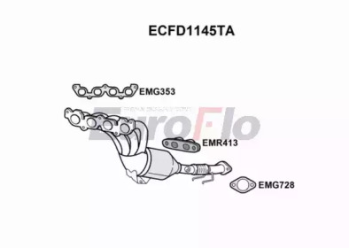 Катализатор EuroFlo ECFD1145TA