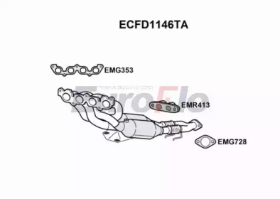 Катализатор EuroFlo ECFD1146TA