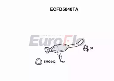 Катализатор EuroFlo ECFD5040TA