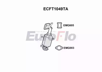 Катализатор EuroFlo ECFT1049TA