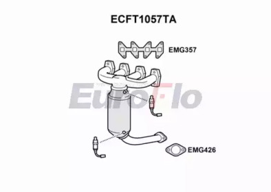 Катализатор EuroFlo ECFT1057TA