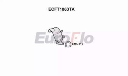 Катализатор EuroFlo ECFT1063TA