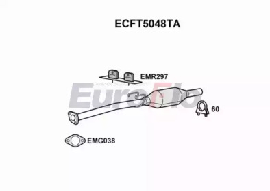 Катализатор EuroFlo ECFT5048TA