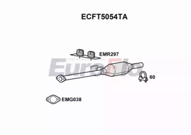 Катализатор EuroFlo ECFT5054TA