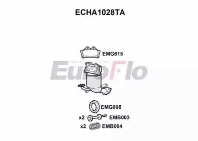 Катализатор EuroFlo ECHA1028TA