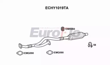 Катализатор EuroFlo ECHY1019TA