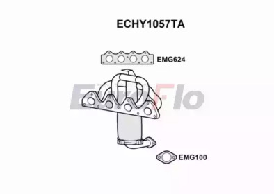 Катализатор EuroFlo ECHY1057TA