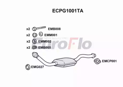 Катализатор EuroFlo ECPG1001TA