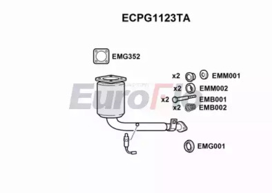 Катализатор EuroFlo ECPG1123TA