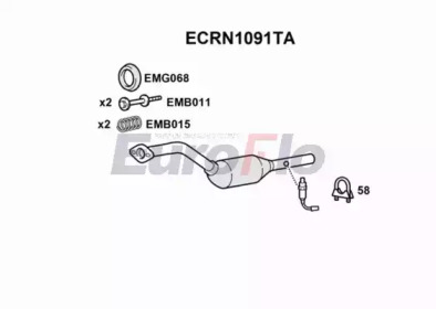 Катализатор EuroFlo ECRN1091TA