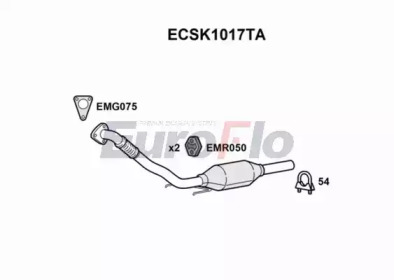 Катализатор EuroFlo ECSK1017TA