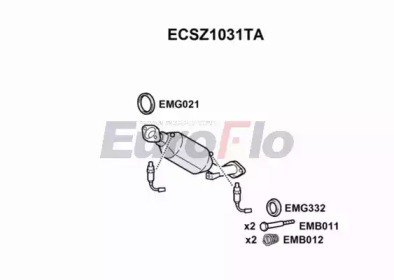 Катализатор EuroFlo ECSZ1031TA