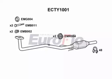 Катализатор EuroFlo ECTY1001