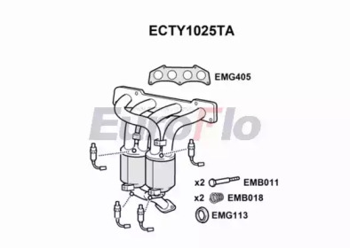 Катализатор EuroFlo ECTY1025TA