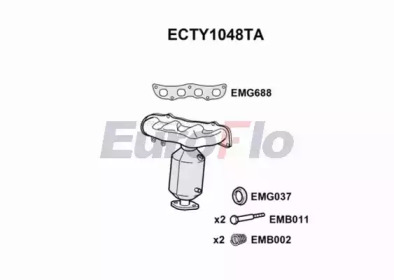 Катализатор EuroFlo ECTY1048TA