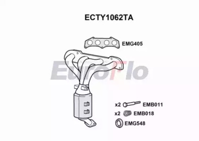 Катализатор EuroFlo ECTY1062TA