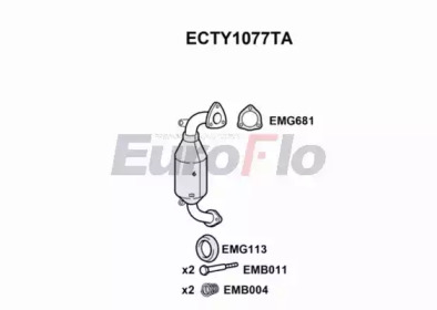 Катализатор EuroFlo ECTY1077TA