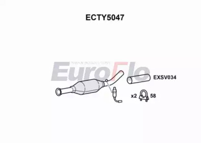 Катализатор EuroFlo ECTY5047