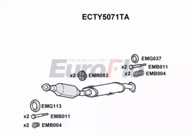 Катализатор EuroFlo ECTY5071TA