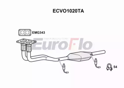 Катализатор EuroFlo ECVO1020TA