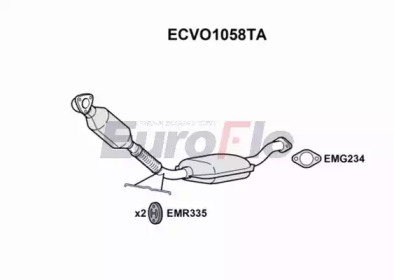 Катализатор EuroFlo ECVO1058TA