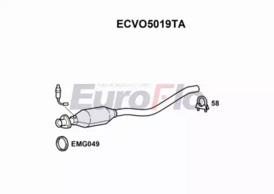 Катализатор EuroFlo ECVO5019TA