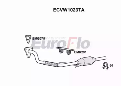 Катализатор EuroFlo ECVW1023TA