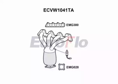 Катализатор EuroFlo ECVW1041TA