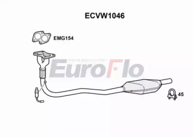 Катализатор EuroFlo ECVW1046