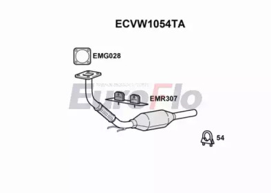 Катализатор EuroFlo ECVW1054TA