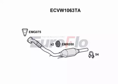 Катализатор EuroFlo ECVW1063TA