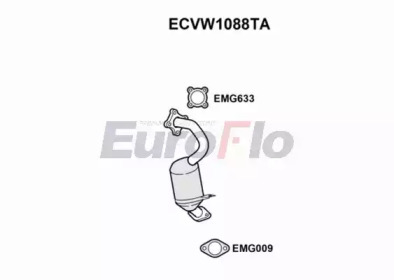 Катализатор EuroFlo ECVW1088TA