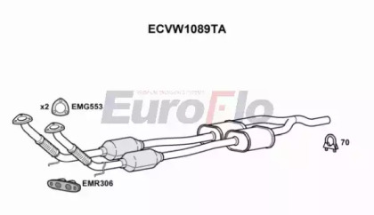 Катализатор EuroFlo ECVW1089TA