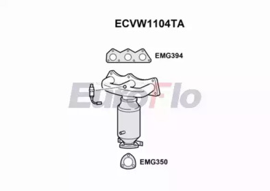 Катализатор EuroFlo ECVW1104TA