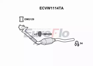 Катализатор EuroFlo ECVW1114TA