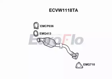 Катализатор EuroFlo ECVW1118TA