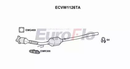 Катализатор EuroFlo ECVW1126TA