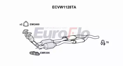 Катализатор EuroFlo ECVW1128TA