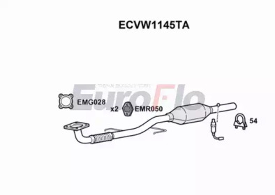 Катализатор EuroFlo ECVW1145TA