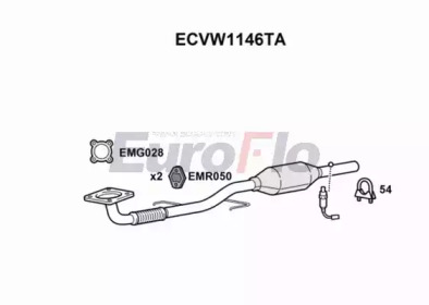 Катализатор EuroFlo ECVW1146TA