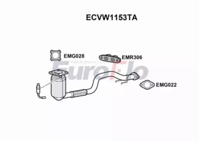 Катализатор EuroFlo ECVW1153TA