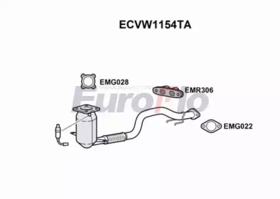 Катализатор EuroFlo ECVW1154TA