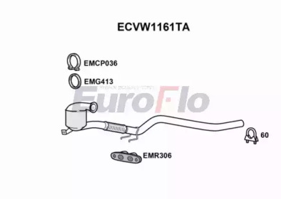 Катализатор EuroFlo ECVW1161TA