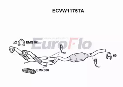 Катализатор EuroFlo ECVW1175TA