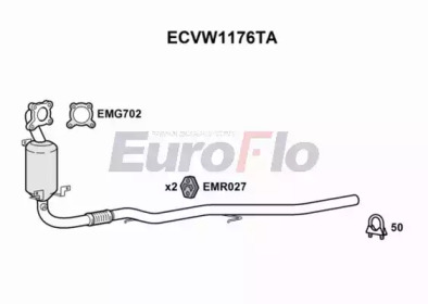 Катализатор EuroFlo ECVW1176TA