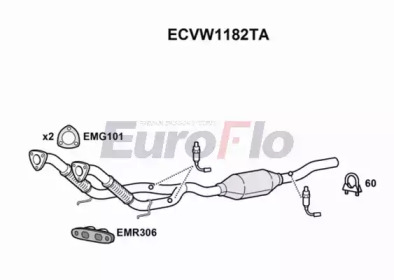 Катализатор EuroFlo ECVW1182TA