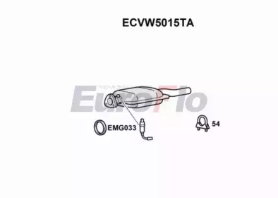 Катализатор EuroFlo ECVW5015TA