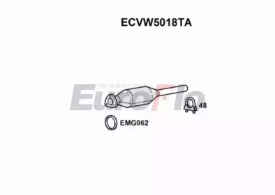 Катализатор EuroFlo ECVW5018TA